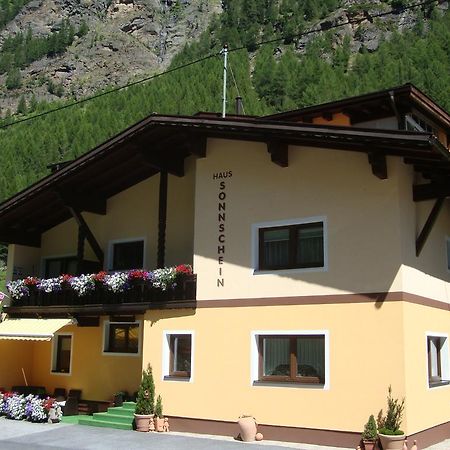 Haus Sonnschein Bed & Breakfast Solden Bagian luar foto